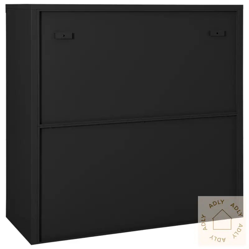 Skap Med Skyvedør Og Plantekasse Antrasitt Stål