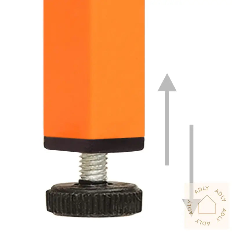 Oppbevaringsskap Oransje 35X46X180 Cm Stål