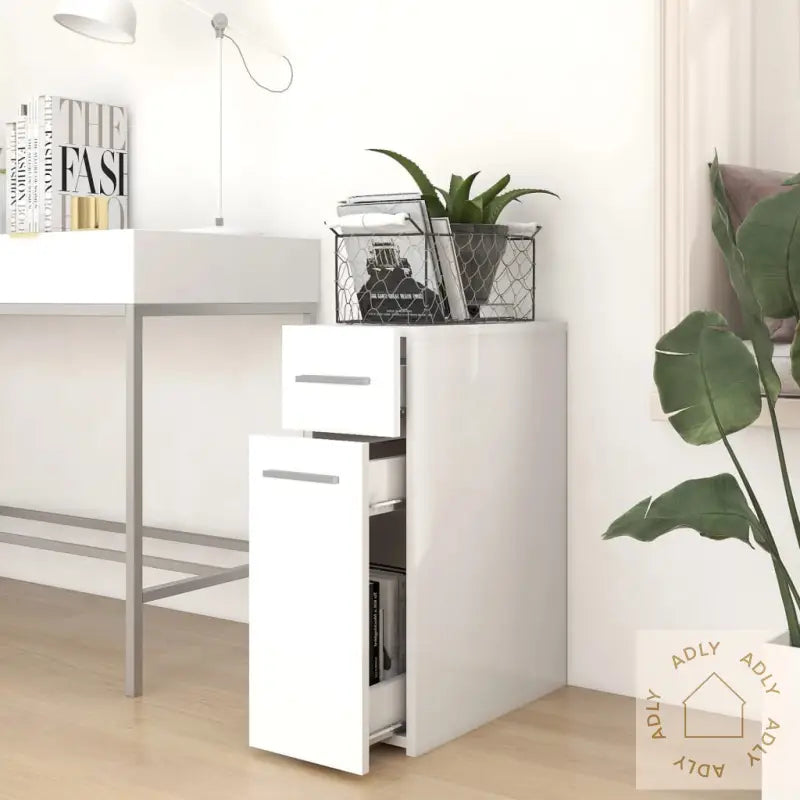 Apotekskap Hvit 20X45,5X60 Cm Konstruert Tre