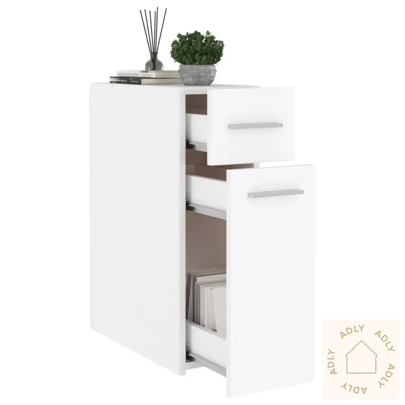 Apotekskap Hvit 20X45,5X60 Cm Konstruert Tre