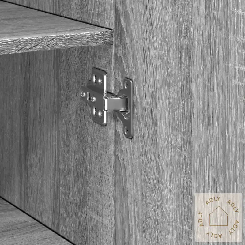 Smalt Oppbevaringsskap Grå Sonoma 45X42,5X225 Cm Konstruert Tre