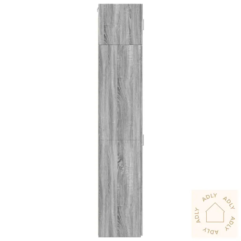 Smalt Oppbevaringsskap Grå Sonoma 45X42,5X225 Cm Konstruert Tre