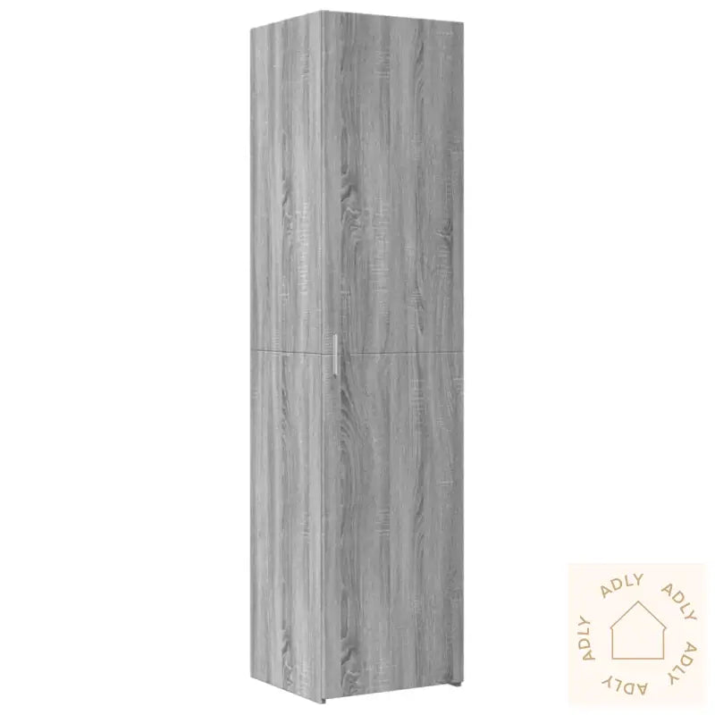 Smalt Oppbevaringsskap Grå Sonoma 45X42,5X225 Cm Konstruert Tre