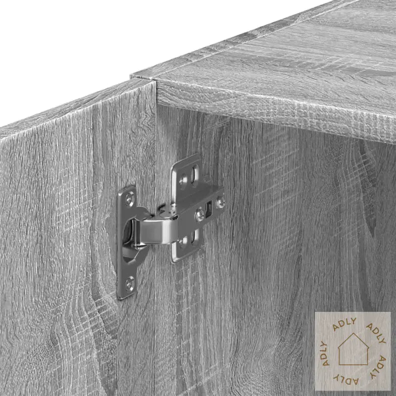 Smalt Oppbevaringsskap Grå Sonoma 45X42,5X225 Cm Konstruert Tre