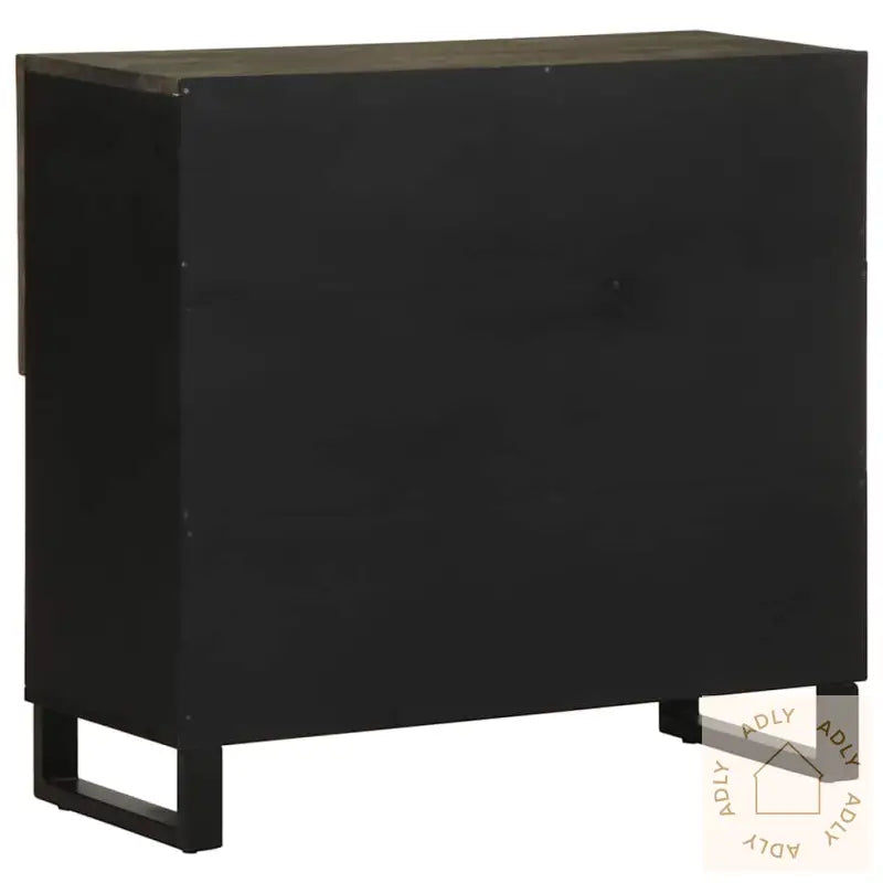 Skjenk Svart 80X33X75 Cm Heltre Mango