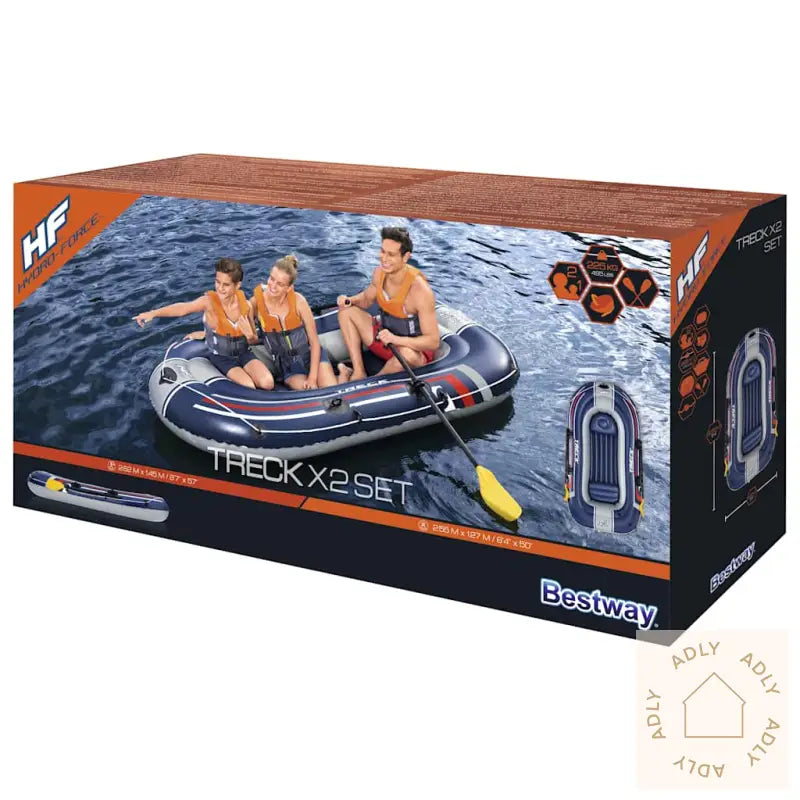 Bestway Oppblåsbar Båt Hydro-Force Treck X2 255X127 Cm