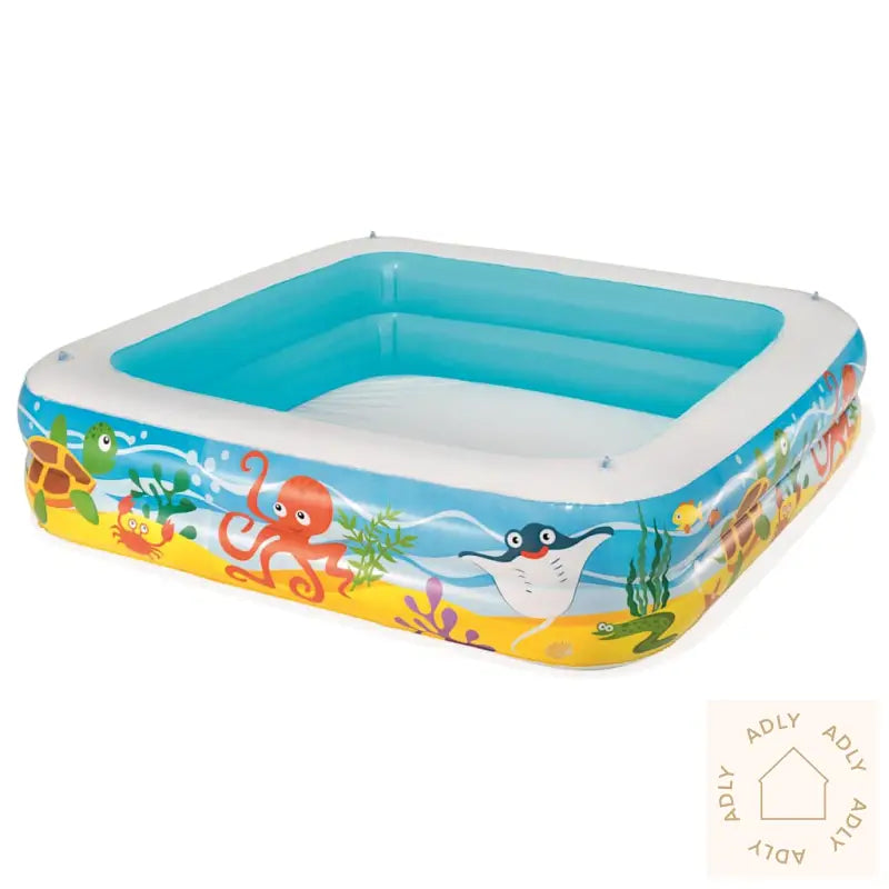 Bestway Barnebasseng Med Baldakin Blå 140X140X114 Cm 52192