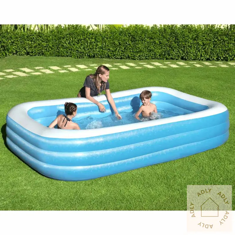 Bestway Oppblåsbart Svømmebasseng 305X183X56 Cm