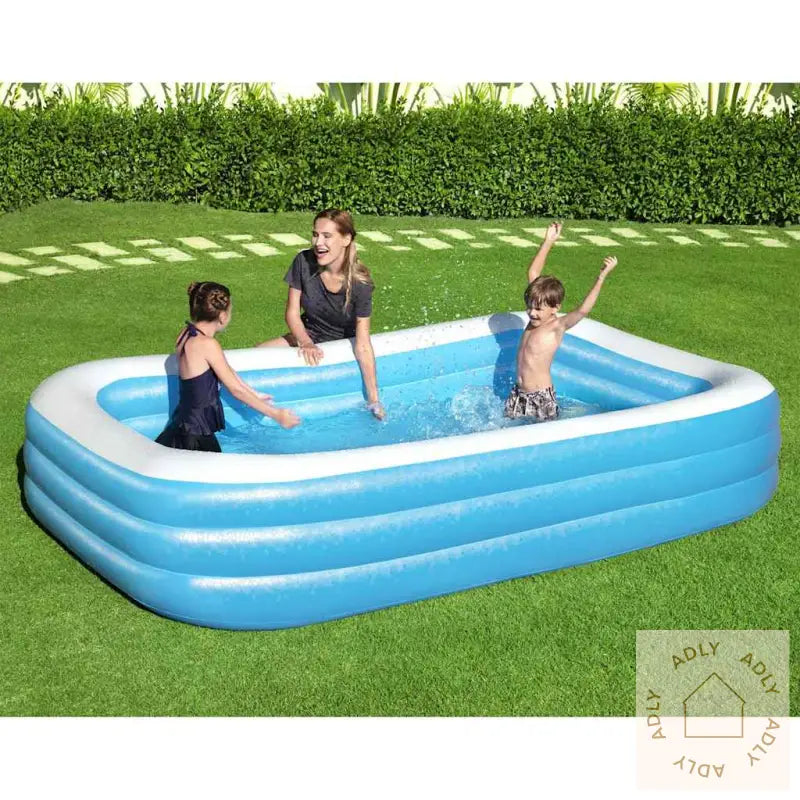 Bestway Oppblåsbart Svømmebasseng 305X183X56 Cm
