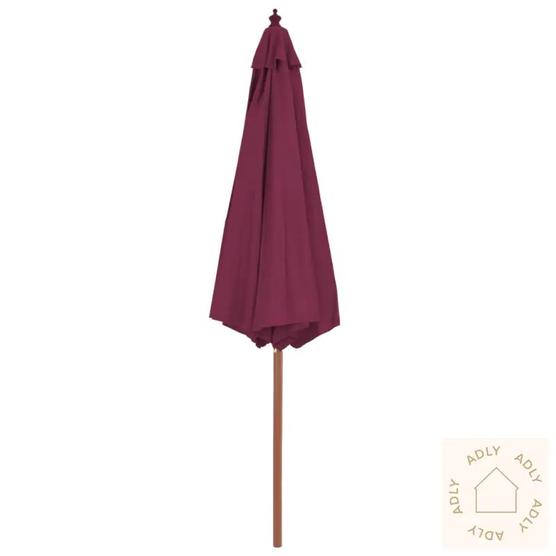 Parasoll Med Trestang 300 Cm Vinrød