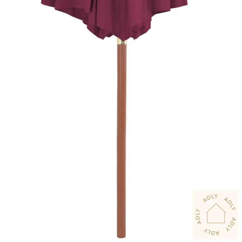Parasoll Med Trestang 300 Cm Vinrød