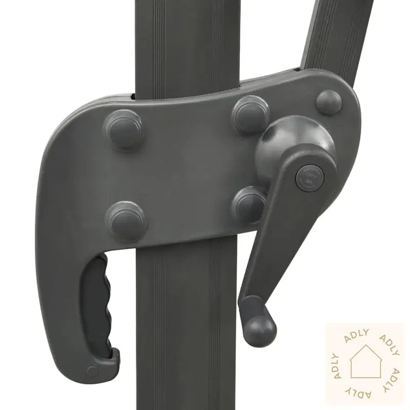 Hengende Hageparasoll Med Dobbel Topp 300X300 Cm Terrakotta