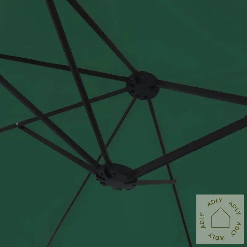 Parasoll Dobbelt Hode Grønn 449X245 Cm