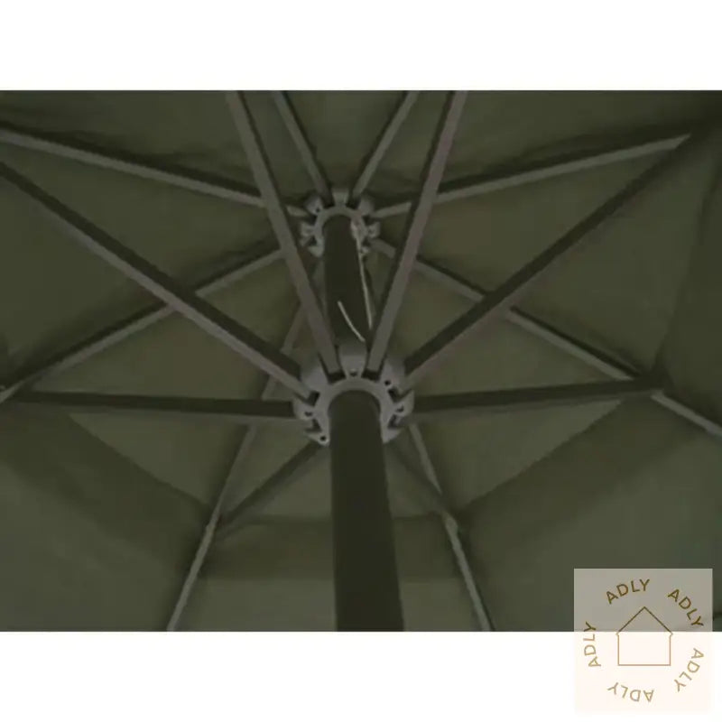 Grønn Samos Parasoll 500 Cm Aluminium