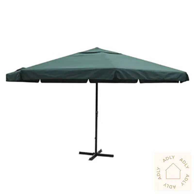 Grønn Samos Parasoll 500 Cm Aluminium