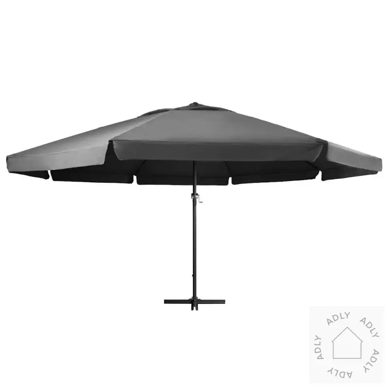 Parasoll Med Aluminiumsstang 600 Cm Antrasitt