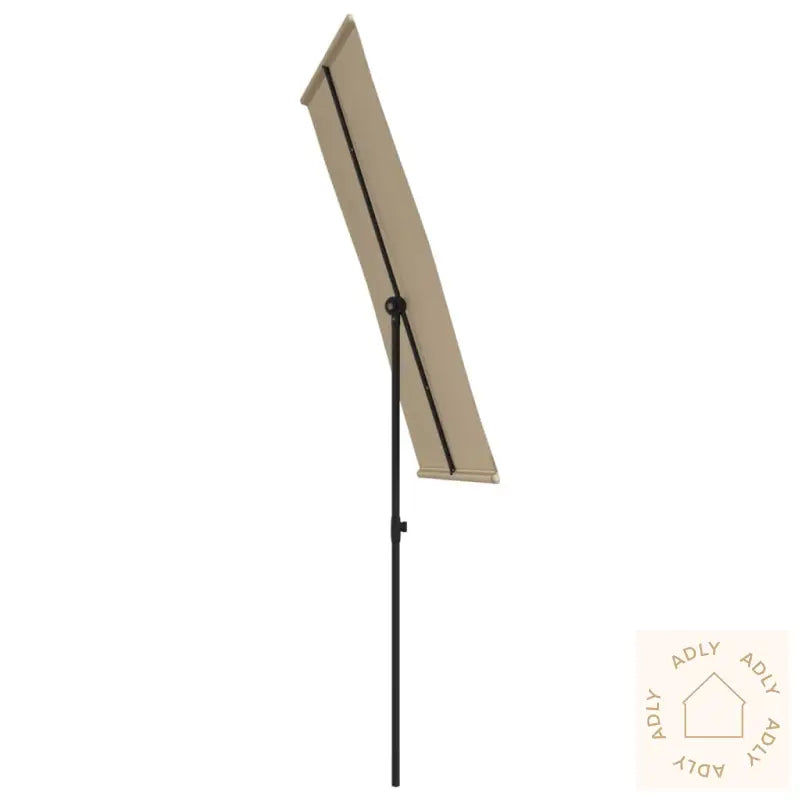 Hageparasoll Med Aluminiumsstang 180X110 Cm Grønn