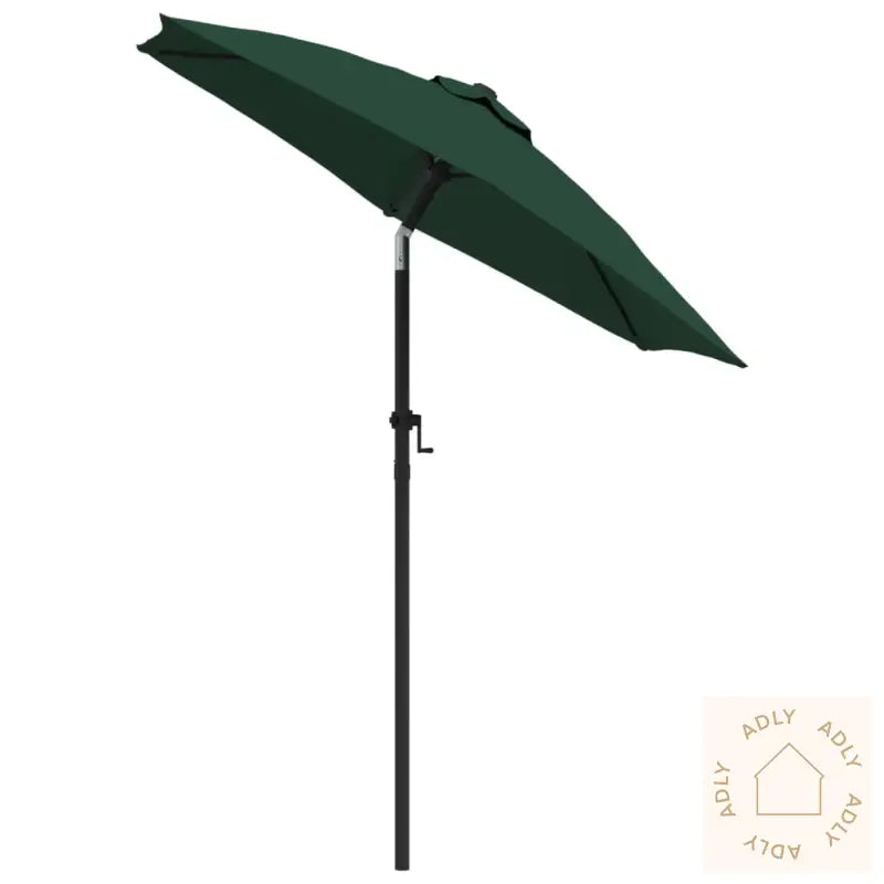 Parasoll Grønn 200X224 Cm Aluminium