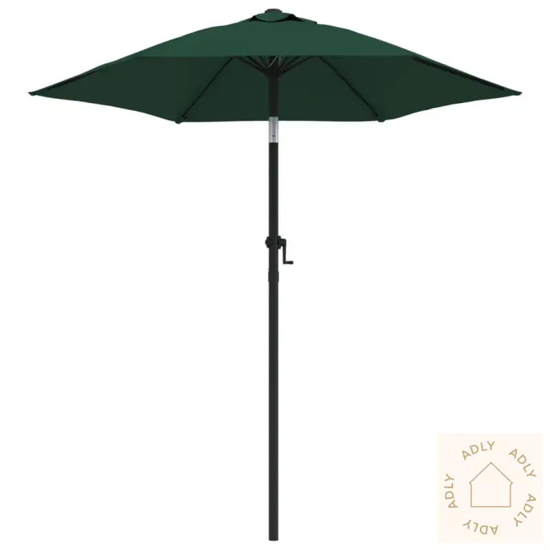 Parasoll Grønn 200X224 Cm Aluminium