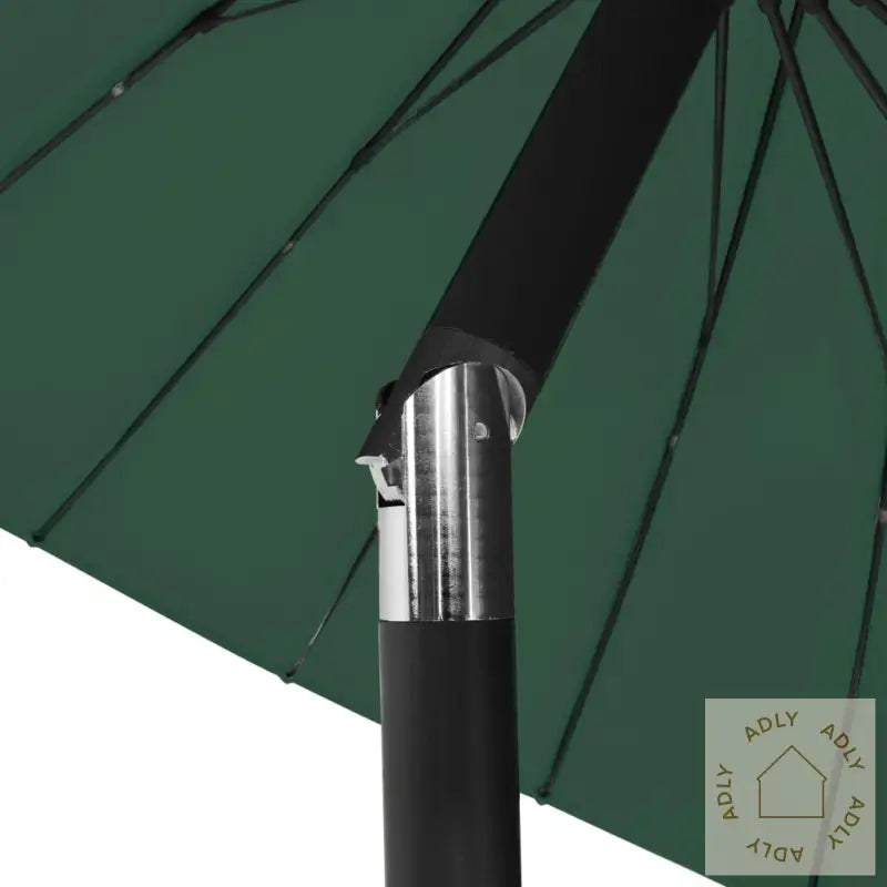Parasoll Med Aluminiumsstang 270 Cm Grønn