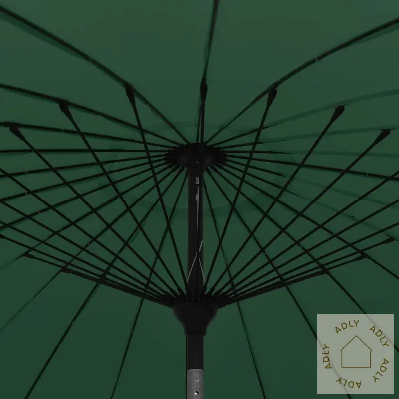 Parasoll Med Aluminiumsstang 270 Cm Grønn