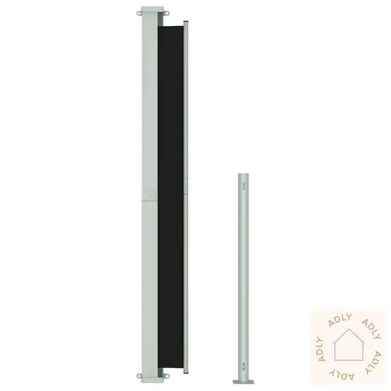 Uttrekkbar Sidemarkise 200X500 Cm Svart