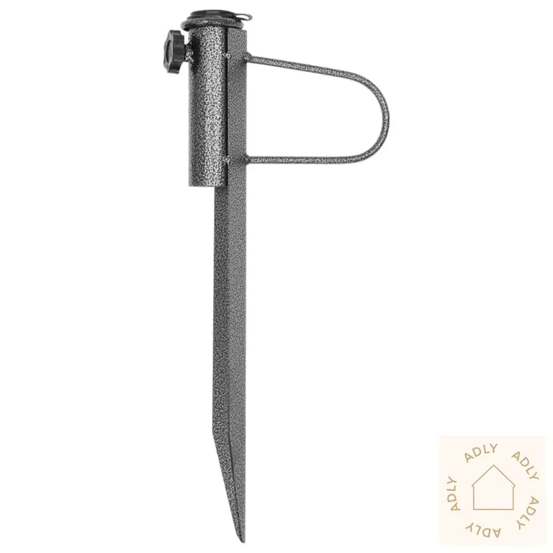 Parasollstativer Med Plugger 2 Stk 19X42 Cm Galvanisert Stål