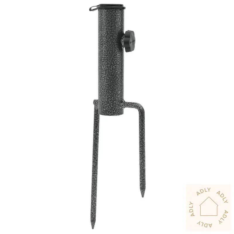 Parasollstativer Med Plugger 2 Stk 9X35 Cm Galvanisert Stål
