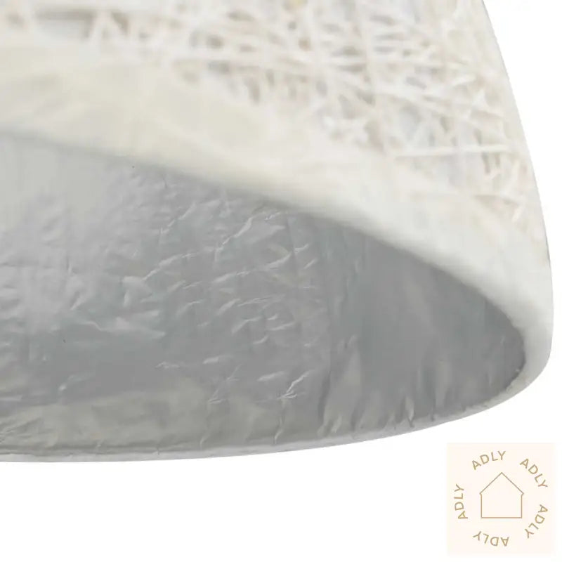 Pendellampe Hvit Og Sølv Ø50 Cm E27