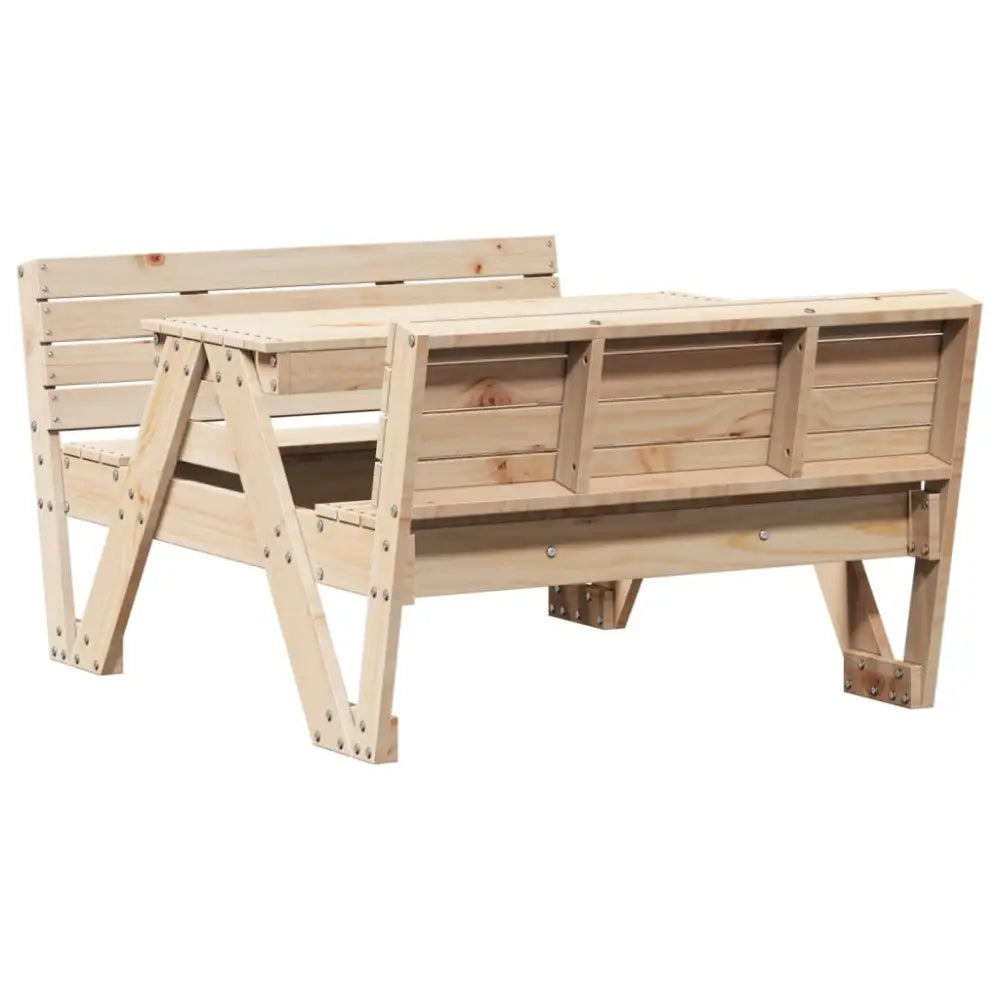 Piknikbord for barn i heltre furu til hage - Hagebord