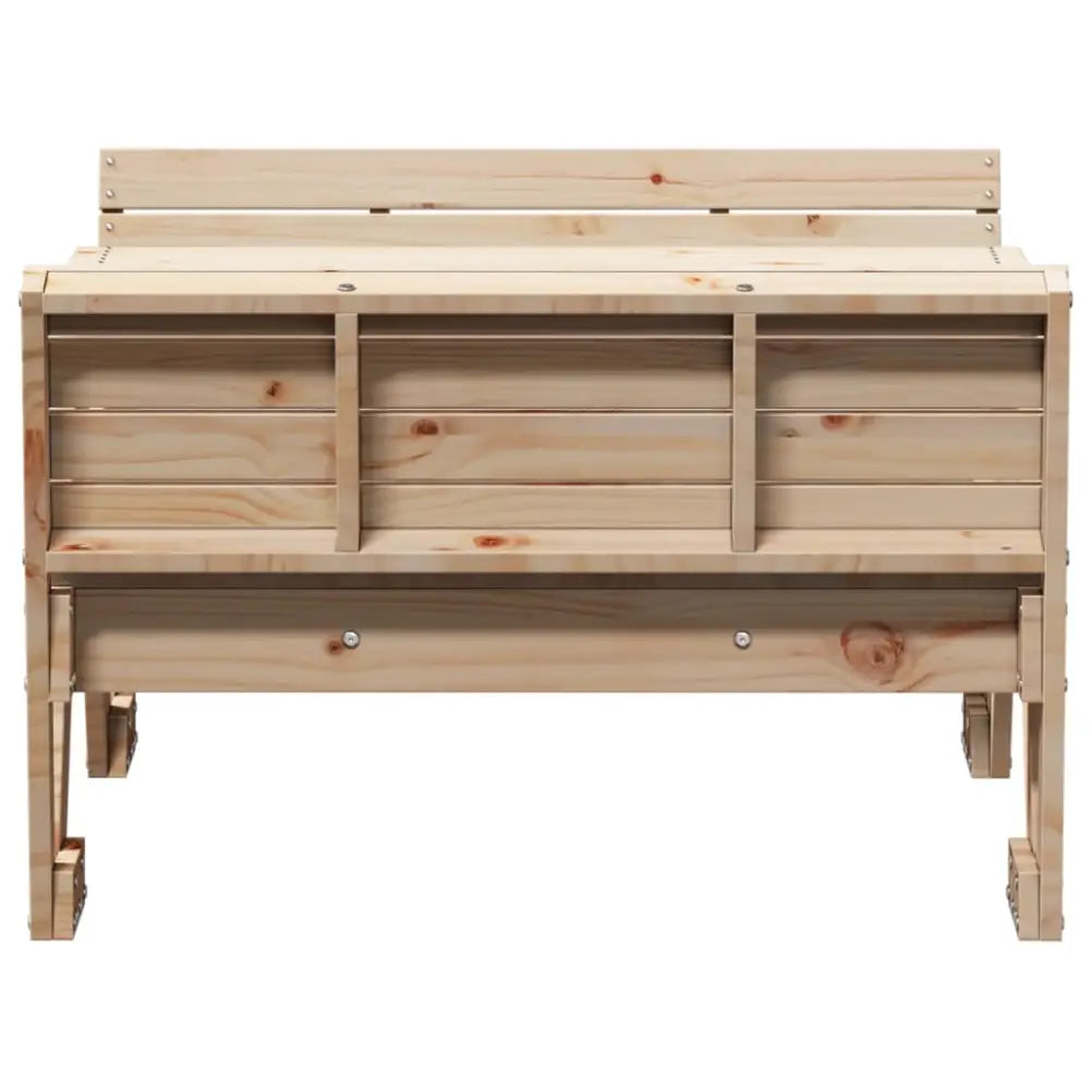 Piknikbord for barn i heltre furu til hage - Hagebord