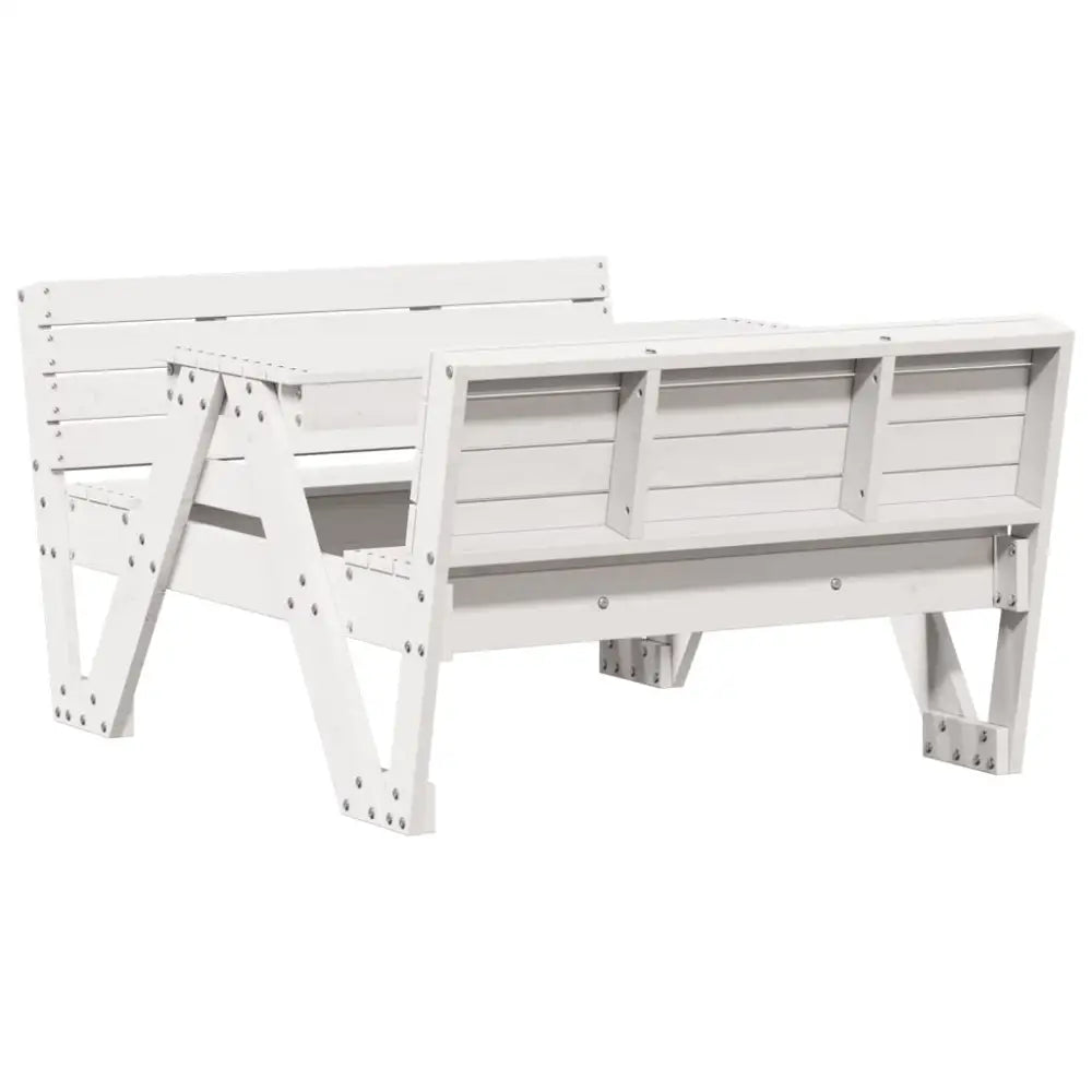 Piknikbord for barn i heltre furu til hage og uteplass - Hagebord
