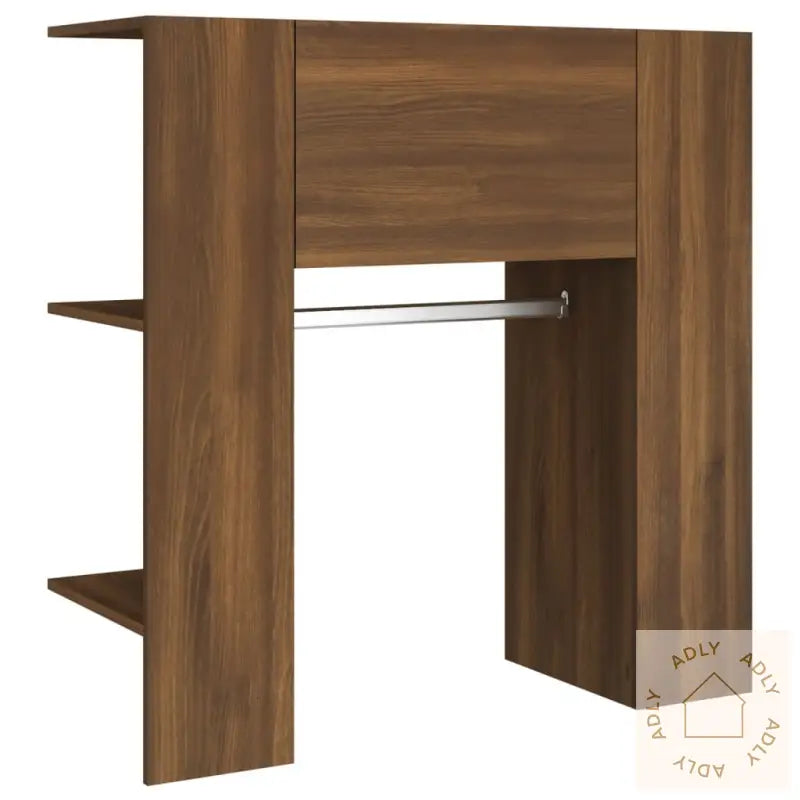 Gangskap Brun Eik 97,5X37X99 Cm Konstruert Tre