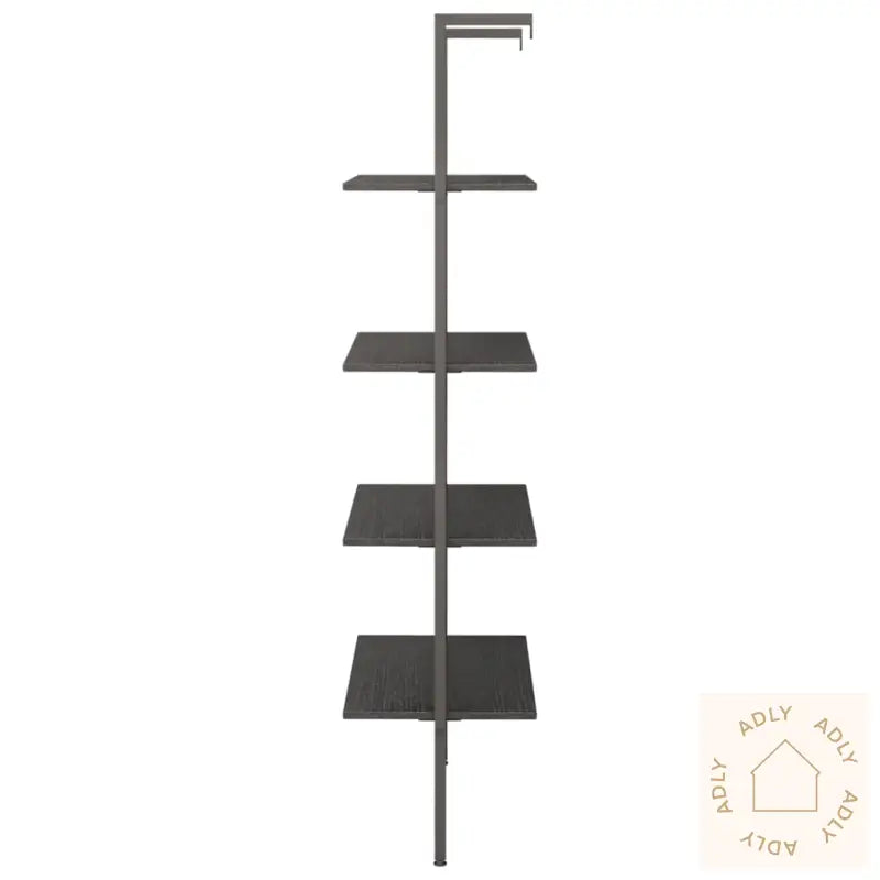 Stigehyller 4 Etasjer Svart 64X35X152,5 Cm