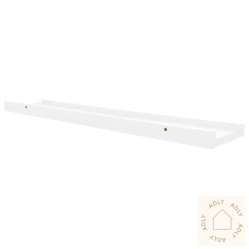 Flytende Vegghyller 2 Stk Hvit 60X9X3 Cm Mdf