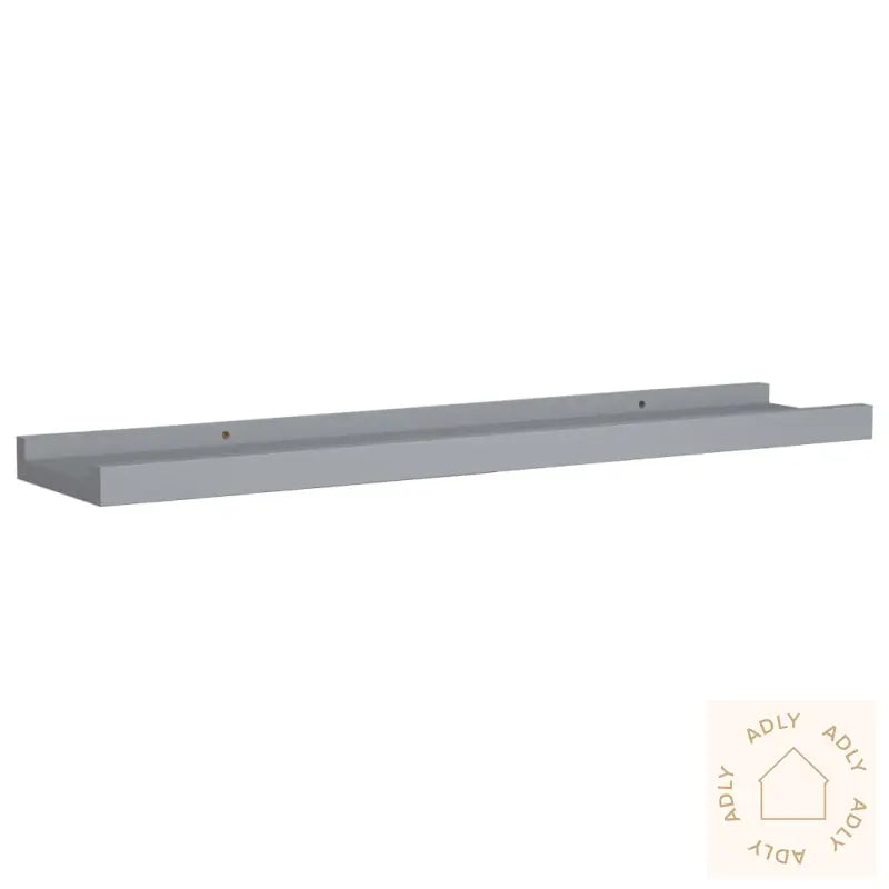 Flytende Vegghyller 2 Stk Grå 60X9X3 Cm Mdf