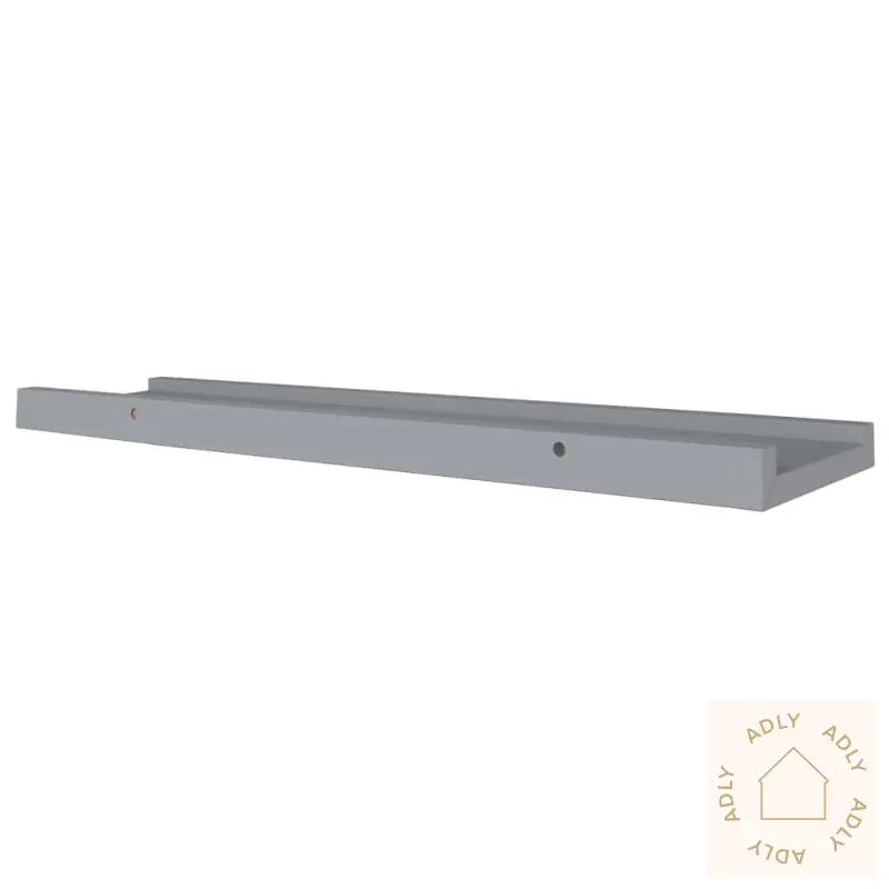 Flytende Vegghyller 2 Stk Grå 60X9X3 Cm Mdf