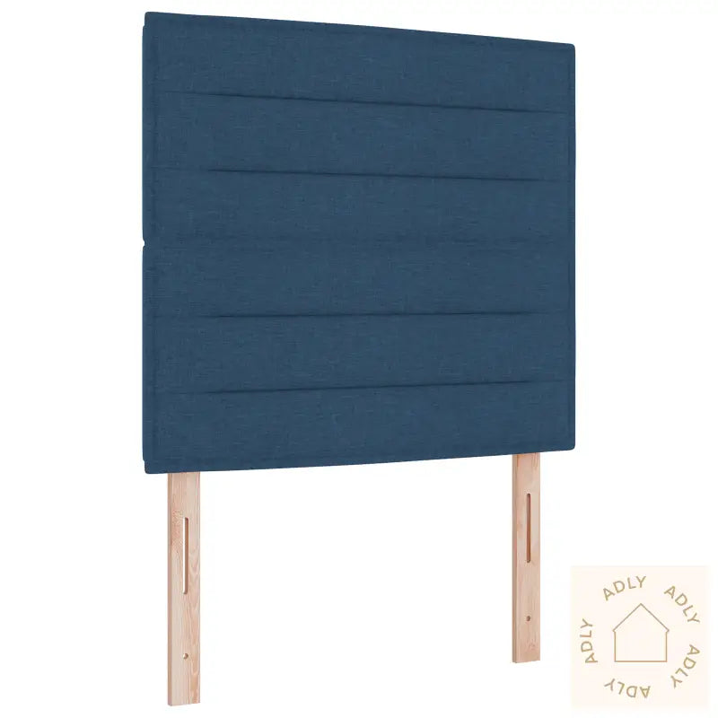 Sengegavl Linjer Design Blå 90 Cm Stoff