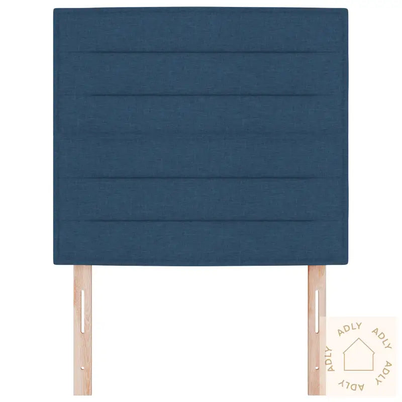 Sengegavl Linjer Design Blå 90 Cm Stoff