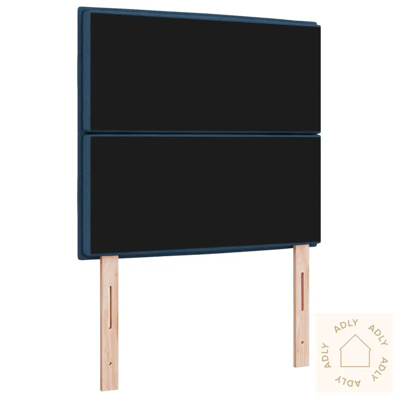 Sengegavl Linjer Design Blå 90 Cm Stoff