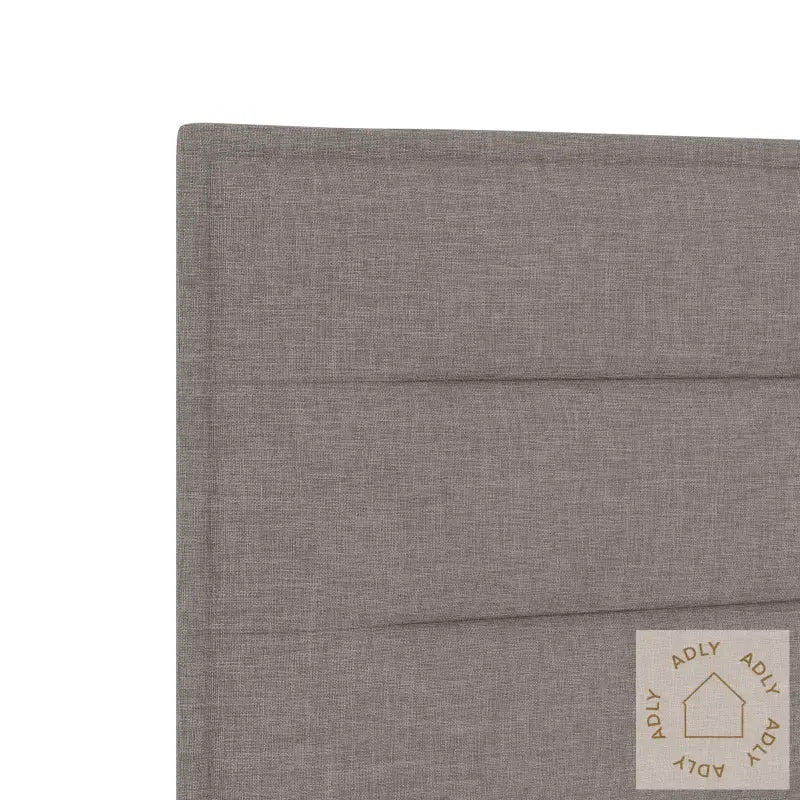 Sengegavl Linje Design Taupe 90 Cm Stoff