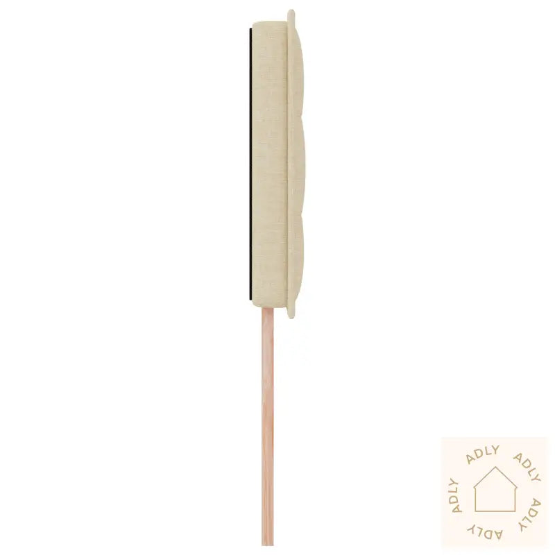 Sengegavl Linjer Design Krem 100 Cm Stoff