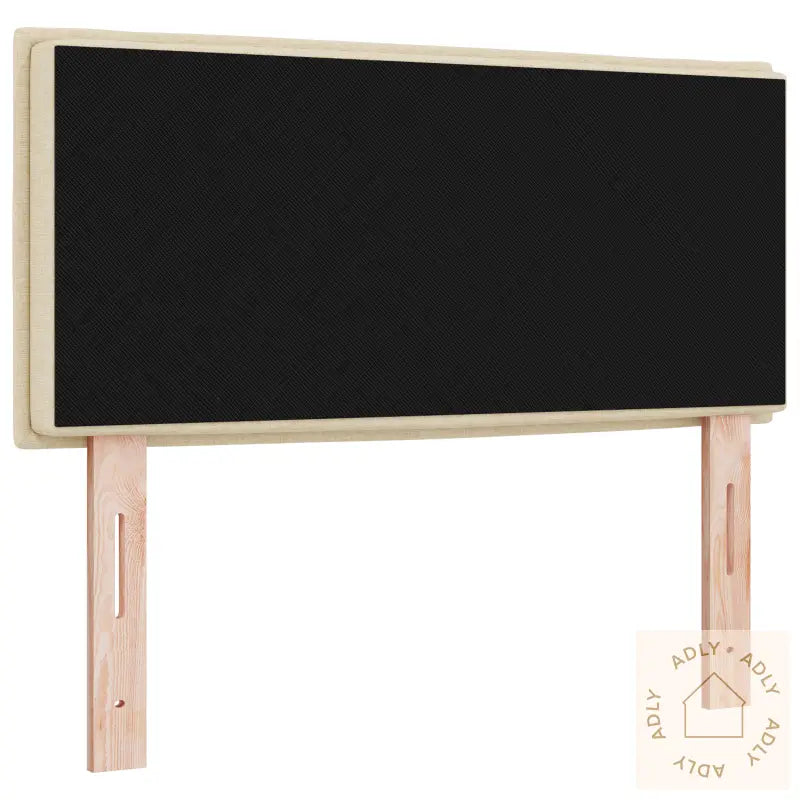 Sengegavl Linjer Design Krem 100 Cm Stoff