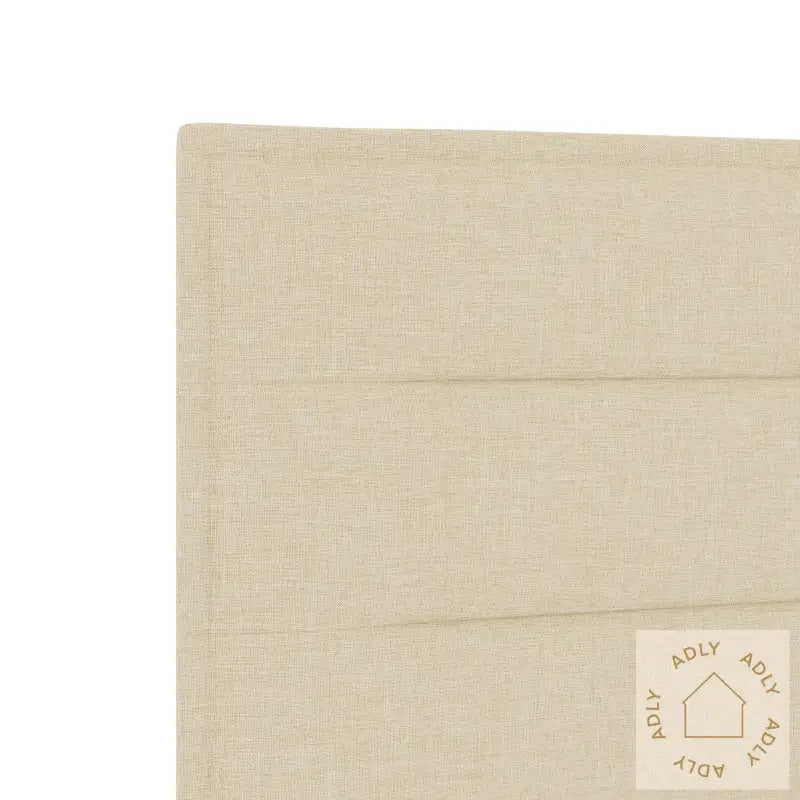 Sengegavl Linjer Design Krem 100 Cm Stoff