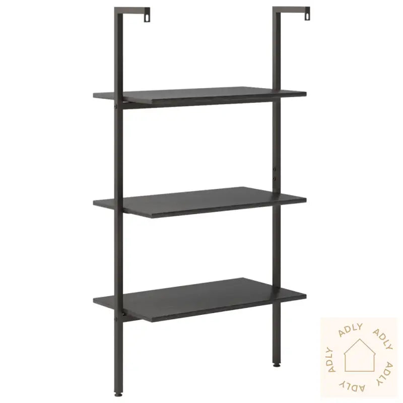 Stigehyller 3 Etasjer Svart 64X35X120,5 Cm