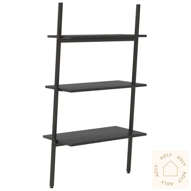 Stigehyller 3 Etasjer Svart 64X34X116 Cm