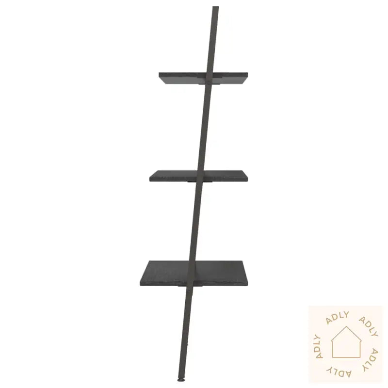 Stigehyller 3 Etasjer Svart 64X34X116 Cm