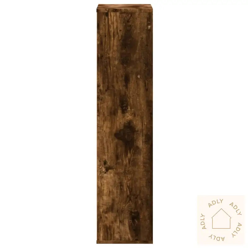 Bokhylle Røkt Eik 50X25X105 Cm Konstruert Tre