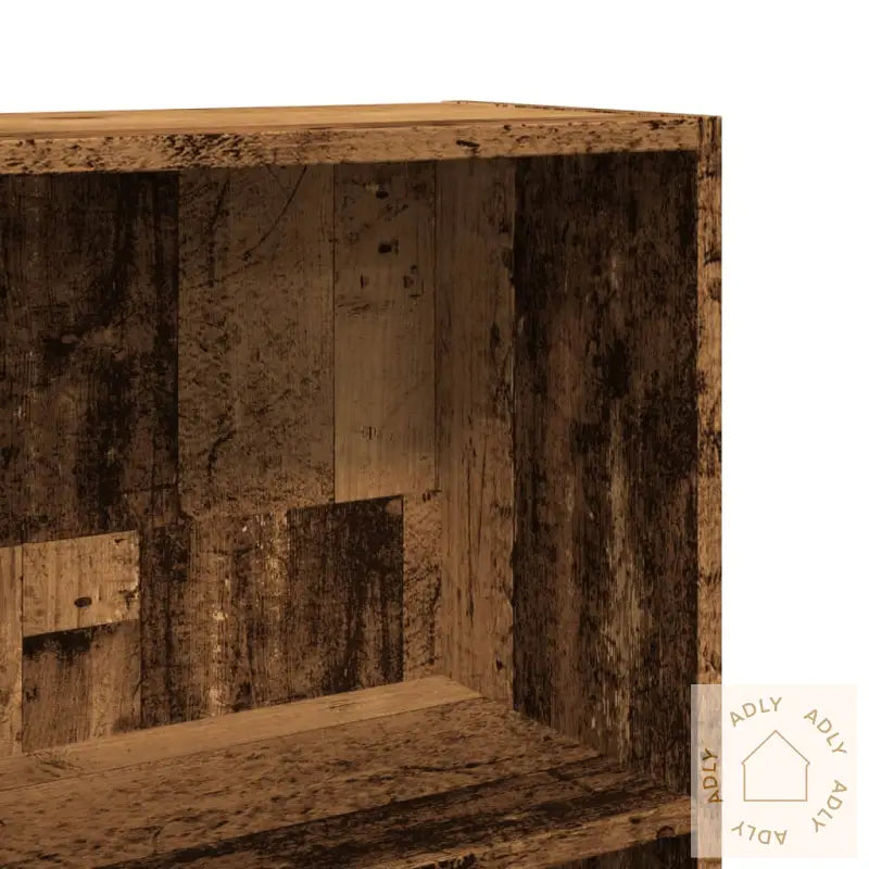 Bokhylle Gammelt Tre 60X24X143 Cm Konstruert Tre