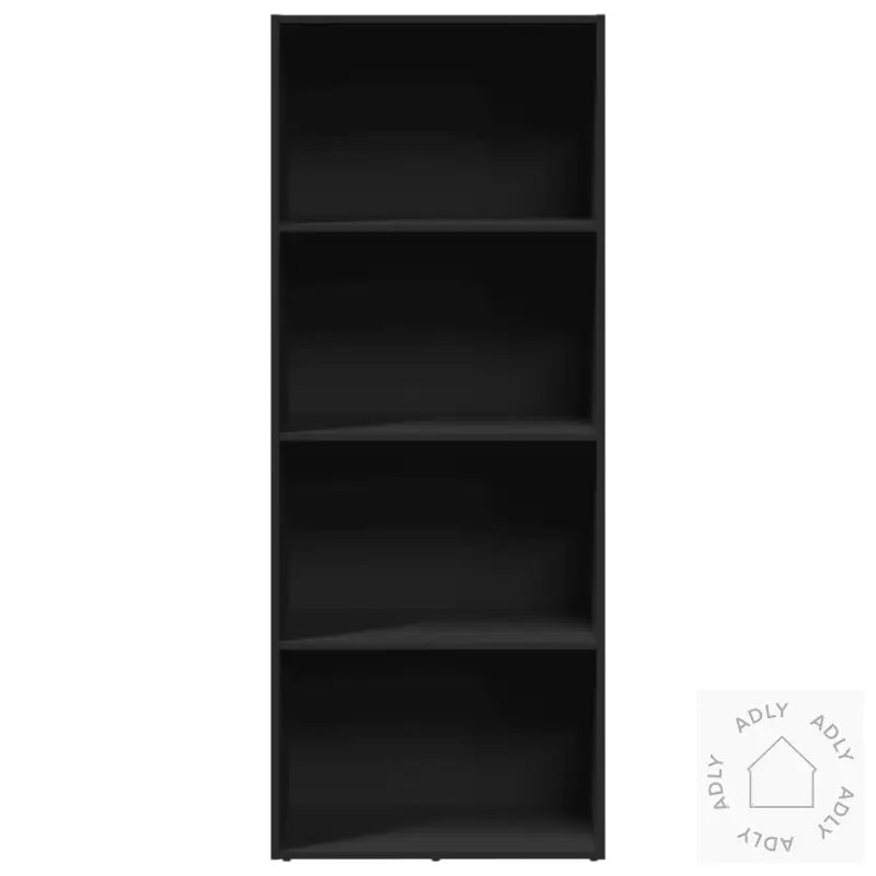 Bokhylle Svart 60X30X152 Cm Konstruert Tre